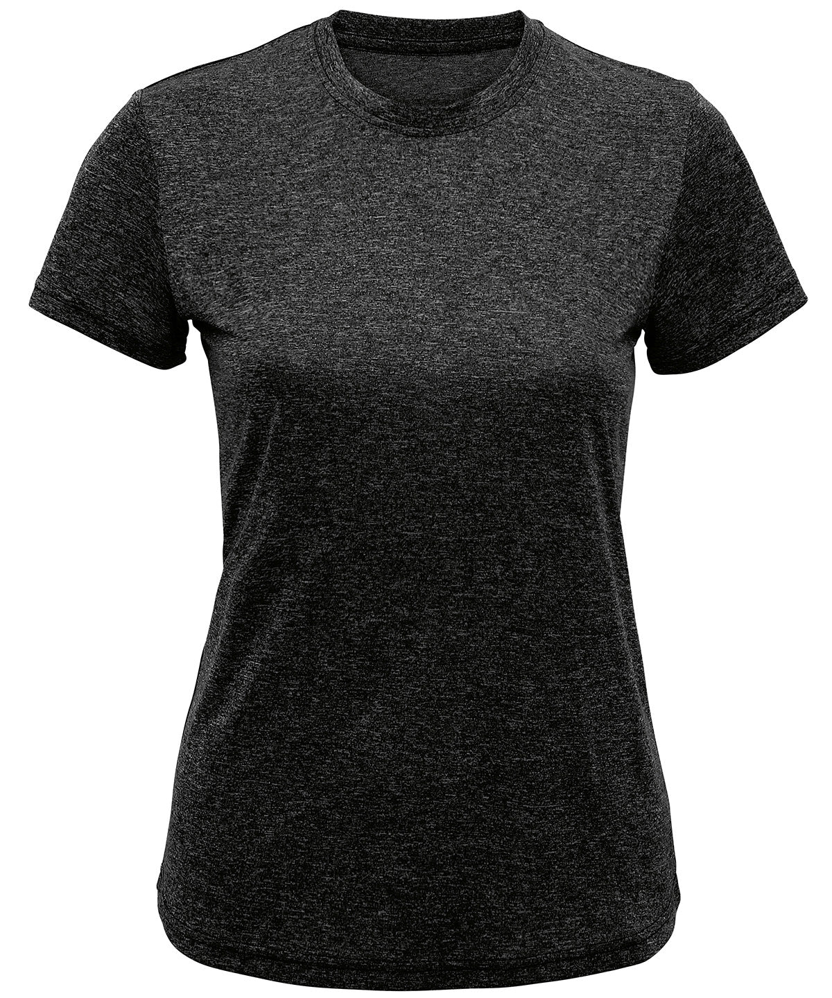 Camiseta de rendimiento reciclada para mujer TriDri® | Melange Negro