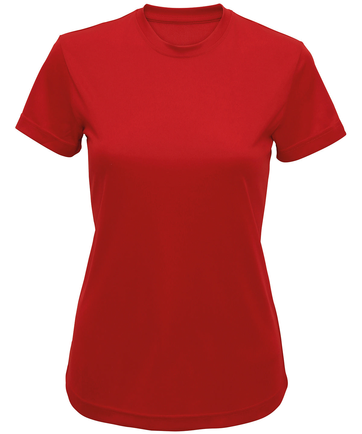 Camiseta de rendimiento reciclada para mujer TriDri® | Rojo Fuego
