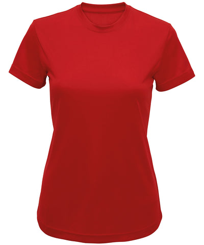 Camiseta de rendimiento reciclada para mujer TriDri® | Rojo Fuego