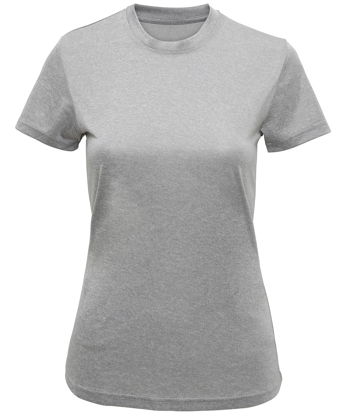 Camiseta de rendimiento reciclada para mujer TriDri® | Gris Melange