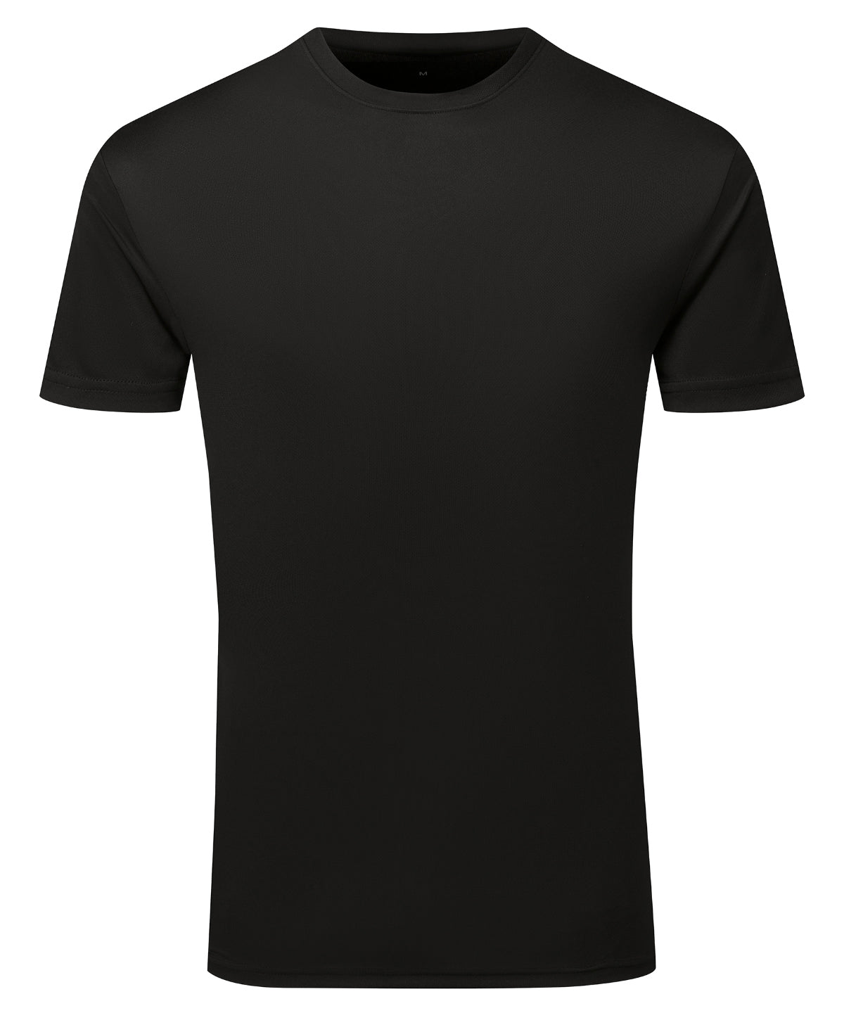 Camiseta texturizada reciclada Cationic TriDri® | Negro