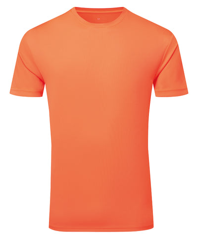 Camiseta texturizada reciclada Cationic TriDri® | Naranja Relmpago