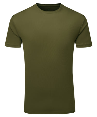 Camiseta texturizada reciclada Cationic TriDri® | Verde Oliva