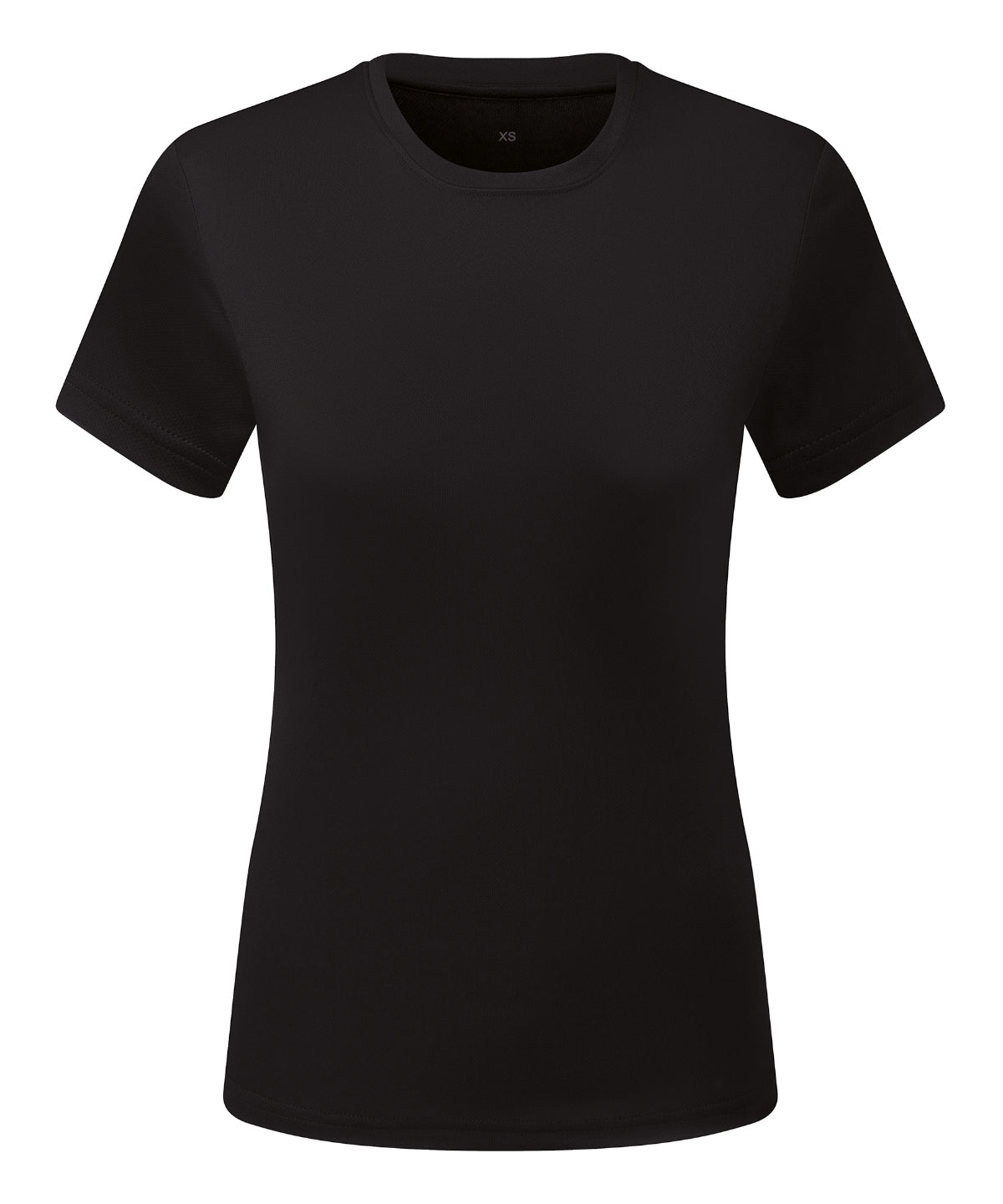 Camiseta texturizada reciclada cationica para mujer TriDri® | Negro