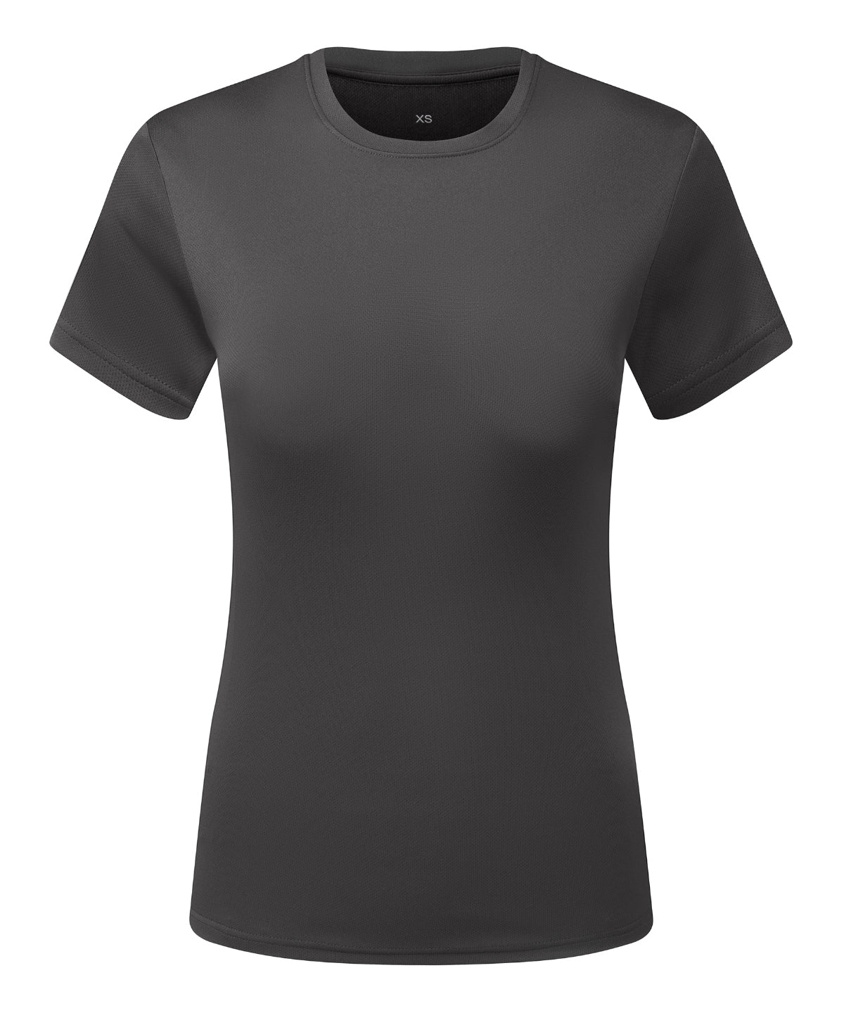 Camiseta texturizada reciclada cationica para mujer TriDri® | Gris Oscuro