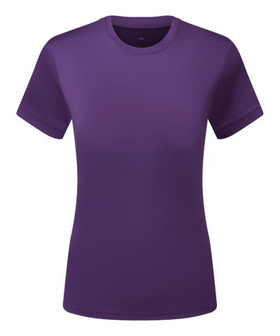 Camiseta texturizada reciclada cationica para mujer TriDri® | Morado Brillante