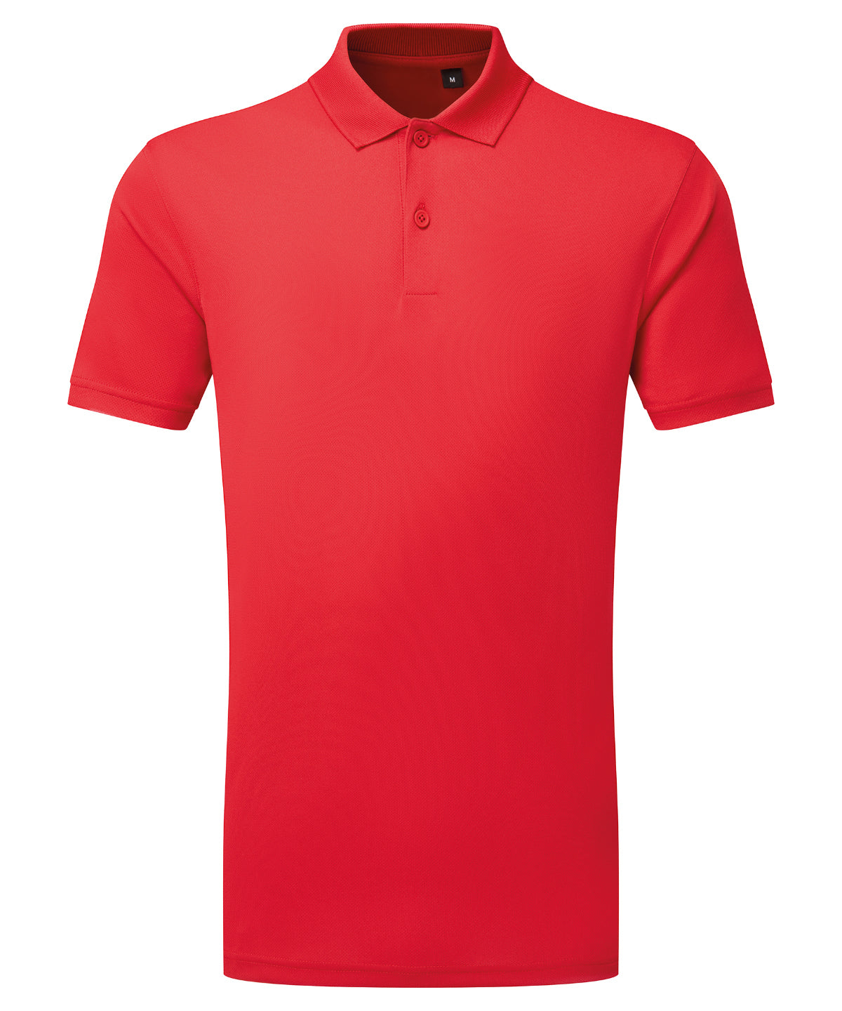 Polo texturizado reciclado Cationic TriDri® | Rojo Fuego