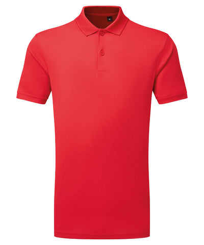Polo texturizado reciclado Cationic TriDri® | Rojo Fuego