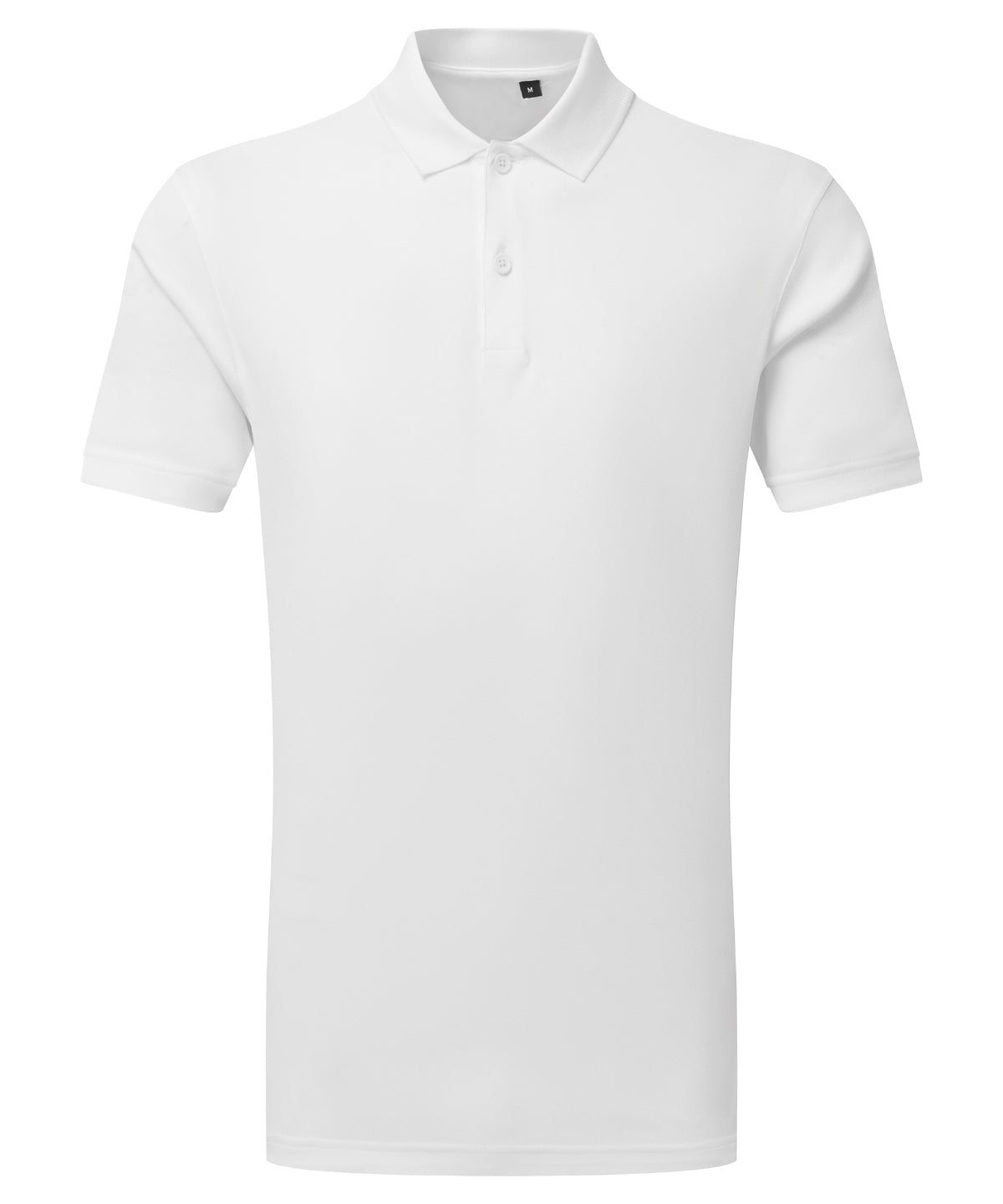 Polo texturizado reciclado Cationic TriDri® | Blanco