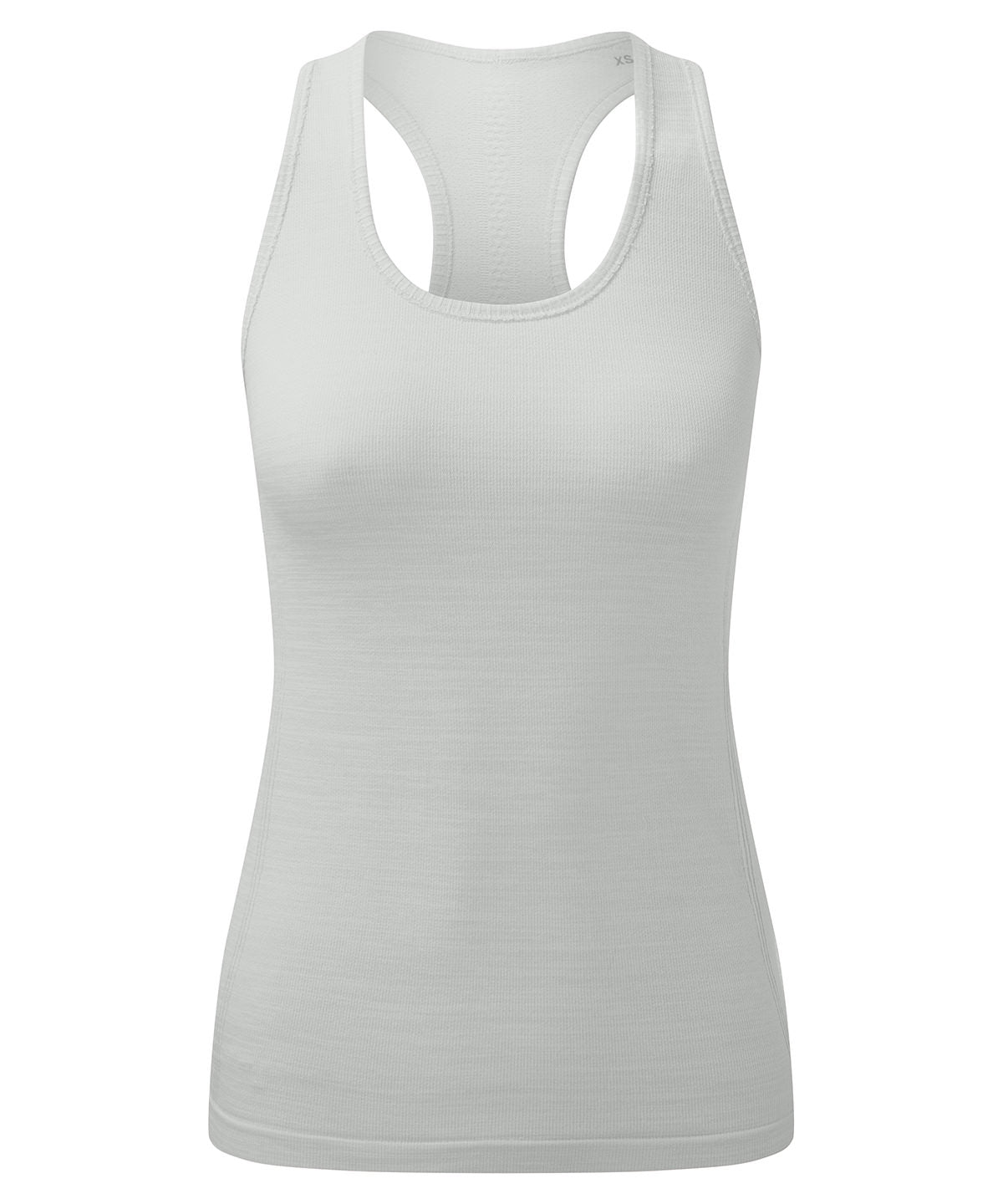Chaleco deportivo elstico sin costuras TriDri® para mujer con ajuste 3D reciclado | Gris Melange Fresco