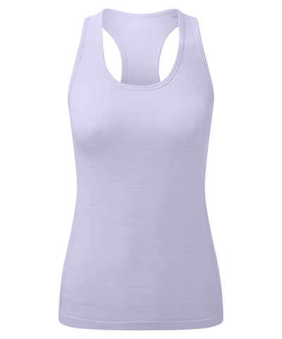 Chaleco deportivo elstico sin costuras TriDri® para mujer con ajuste 3D reciclado | Melange Lila