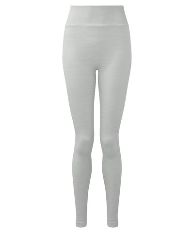 TriDri® Recycelte Nahtlose 3D Fit Multi-Sport Flexible Tights für Damen | Cooles Melange-Grau