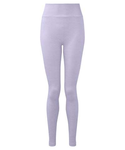 TriDri® Recycelte Nahtlose 3D Fit Multi-Sport Flexible Tights für Damen | Lila Melange