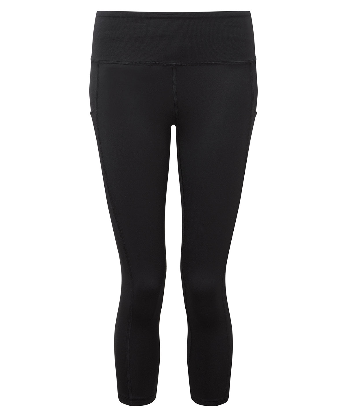 Mallas de rendimiento recicladas 3/4 para mujer TriDri® | Negro