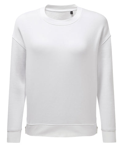 Sudadera con cremallera Chill de TriDri® reciclada para mujer | Blanco