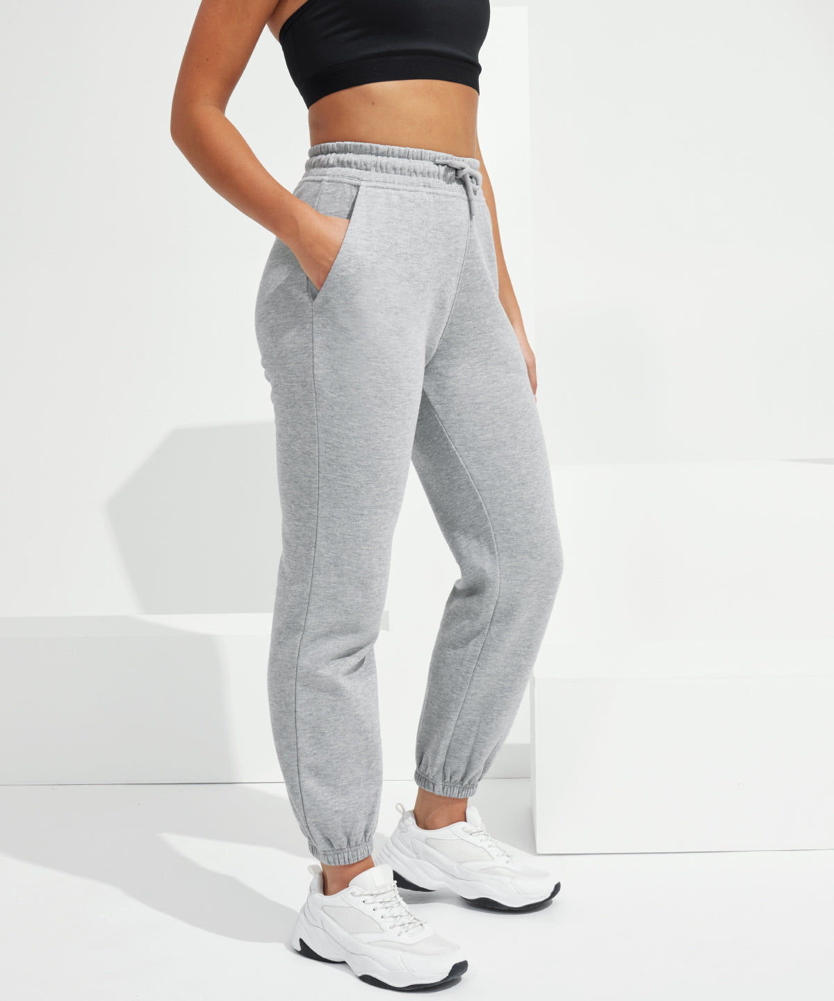 Pantalones de chndal unisex reciclados TriDri® | Gris Jaspeado