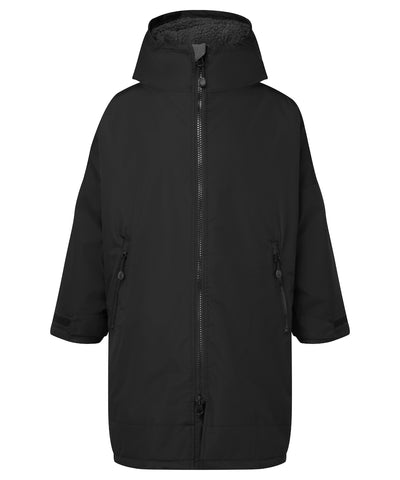Bata de cambio impermeable Kids TriDri® para todas las estaciones | Negro/Antracita