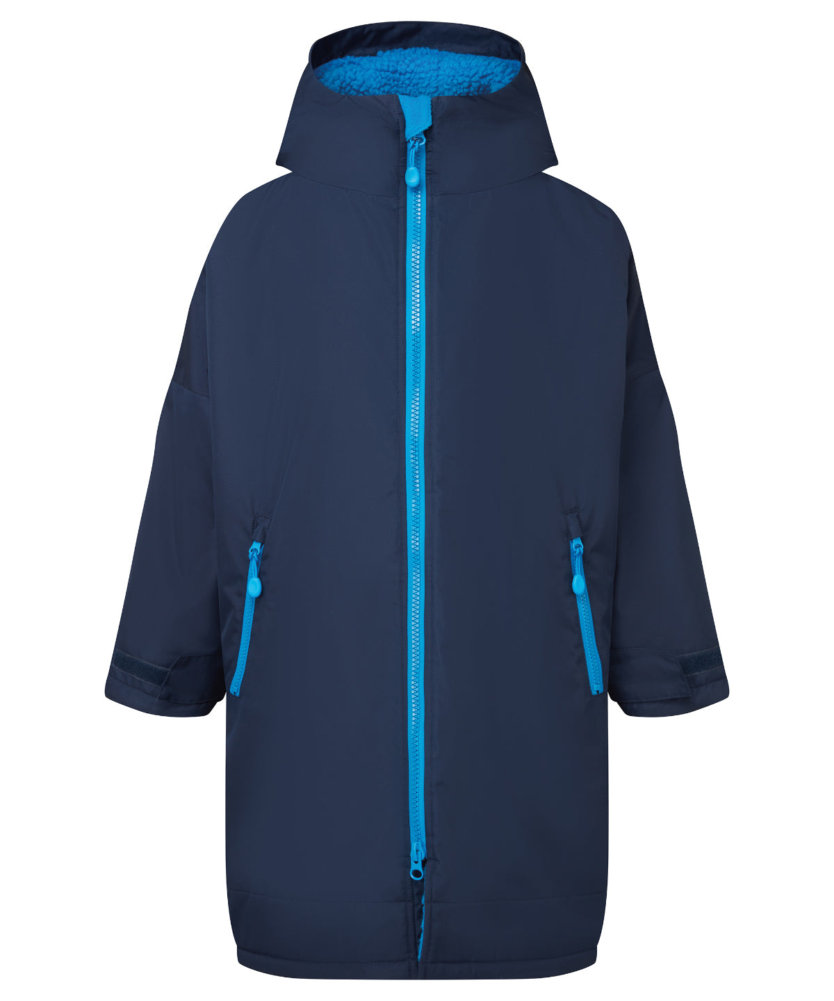 Bata de cambio impermeable Kids TriDri® para todas las estaciones | Azul Marino/Zafiro