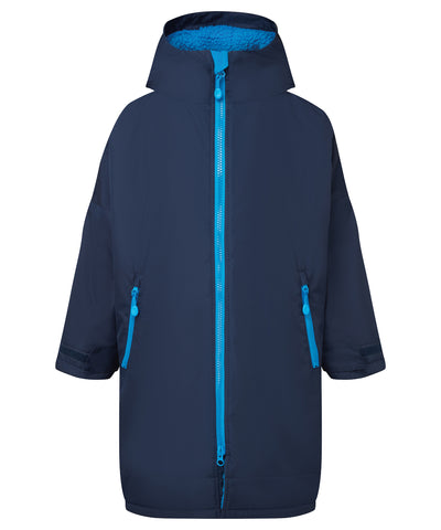 Bata de cambio impermeable Kids TriDri® para todas las estaciones | Azul Marino/Zafiro
