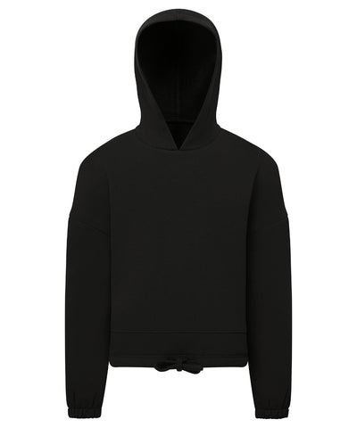 Sudadera corta extragrande reciclada para nios TriDri® | Negro