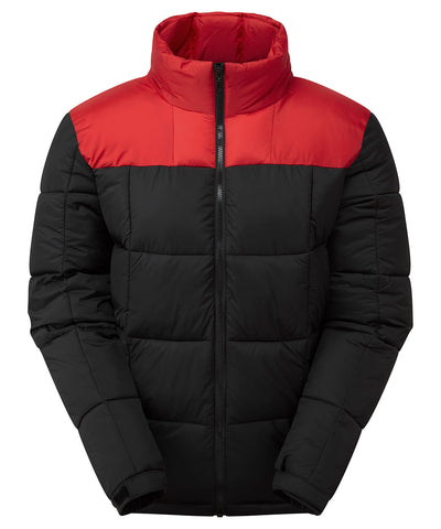 Chaqueta acolchada Fourteener box | Negro/Rojo