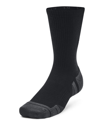 Calcetines de media caa UA Performance Tech de 3 unidades | Negro