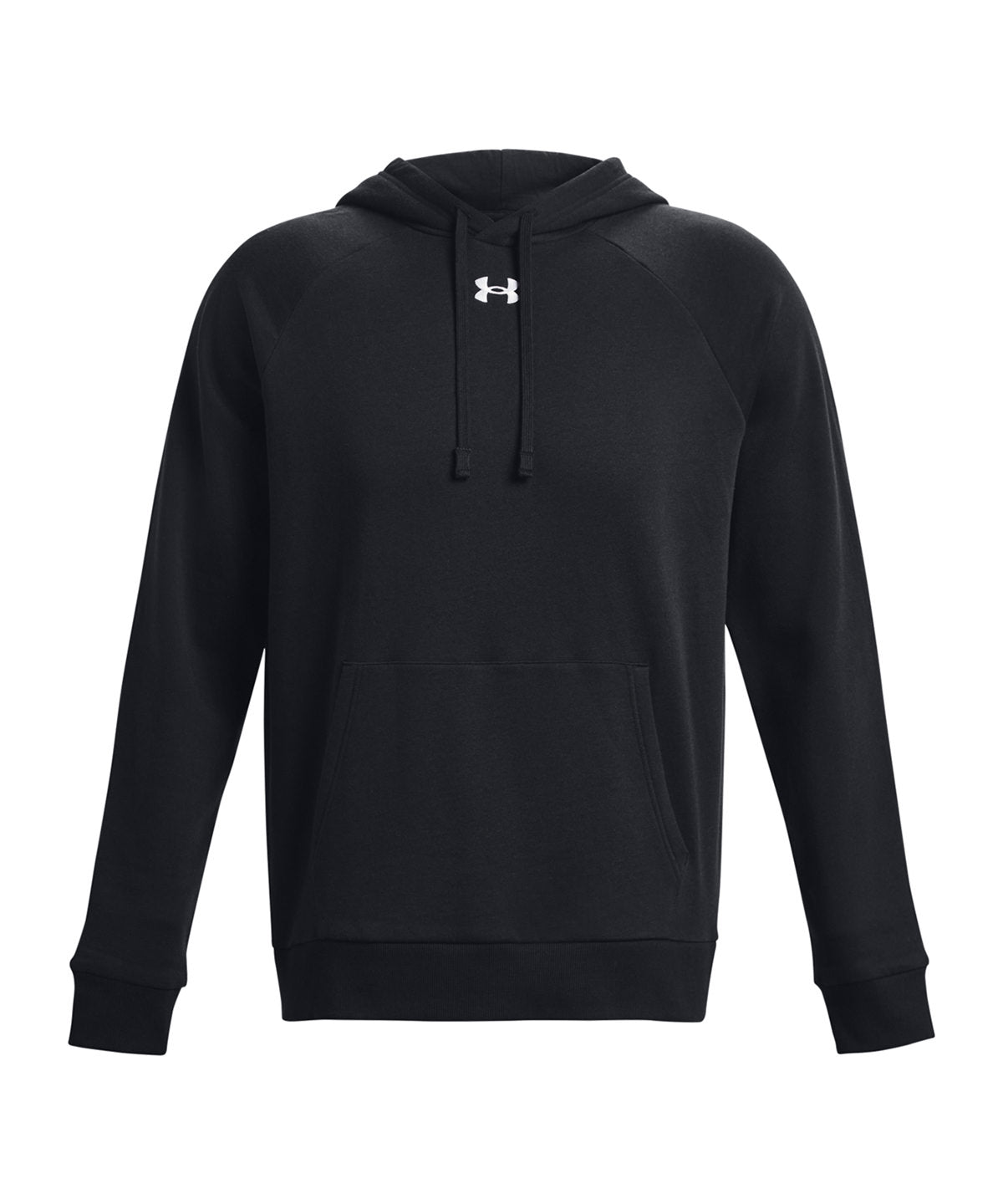 Sudadera con capucha de fleece UA Rival | Negro/Blanco
