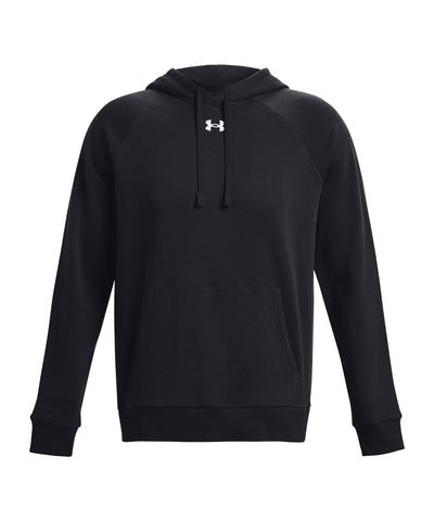 Sudadera con capucha de fleece UA Rival | Negro/Blanco