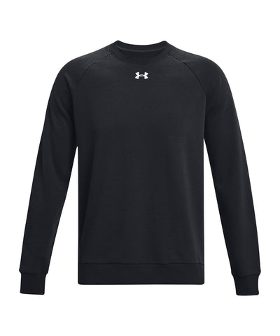 UA Rival Fleece-Sweatshirt | Schwarz/Weiß