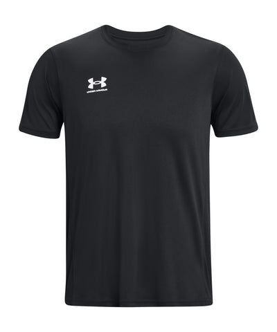 Camiseta de entrenamiento de manga corta para hombre UA Challenger | Negro/Blanco