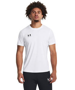 Camiseta de entrenamiento de manga corta para hombre UA Challenger | Negro/Blanco