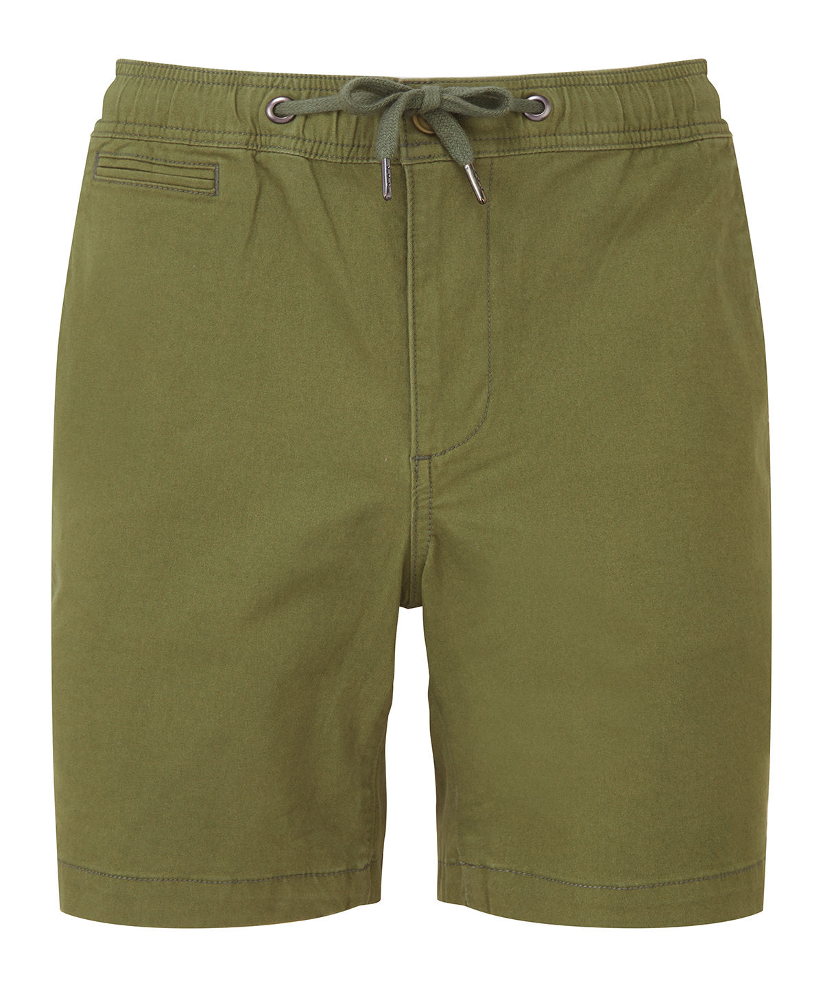 Bermudas chino pour hommes avec cordon | Vert Oliva