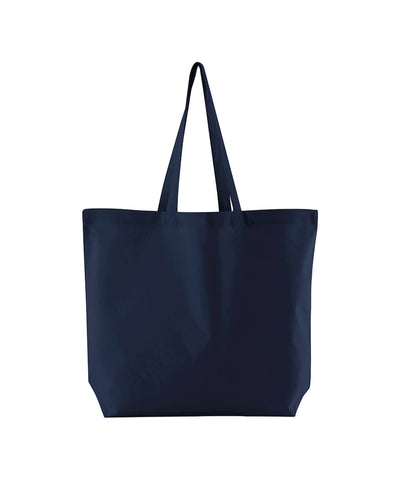 Bolsa maxi de algodón orgánico InCo para toda la vida | Azul Marino Francés