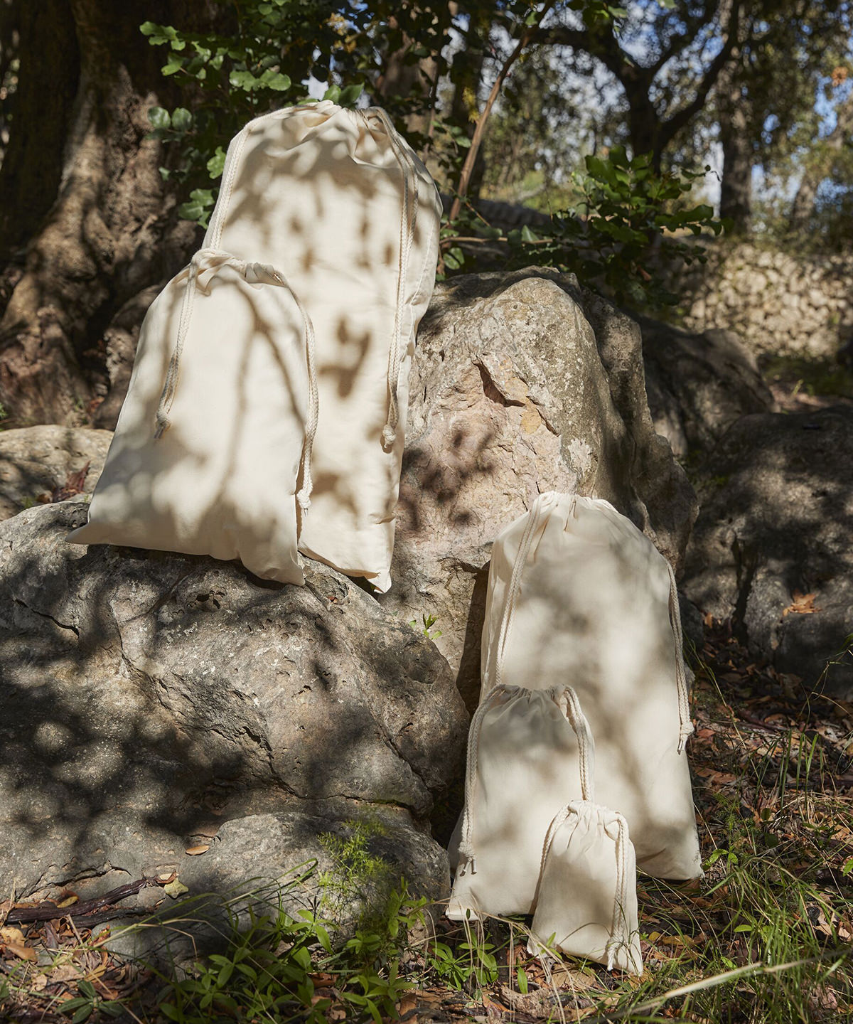 Bolsa de tela de algodón premium | Negro