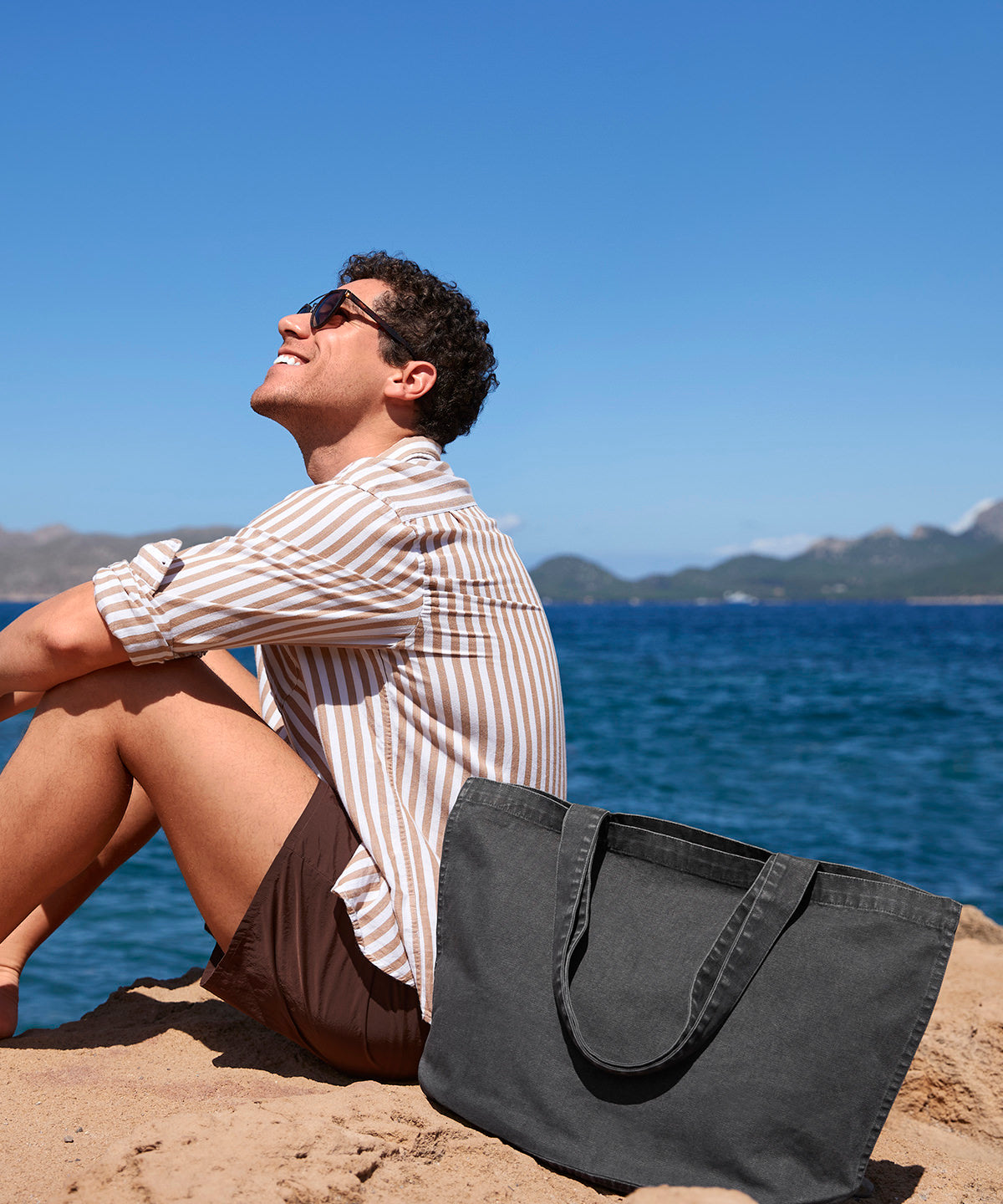 Stückgefärbter Shopper | Vintage Water