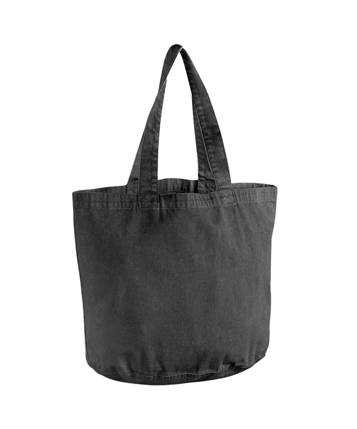 Shopper teñido en prenda | Negro Vintage