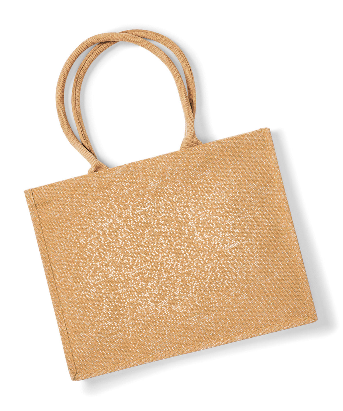 Bolso de yute brillante | Oro Natural