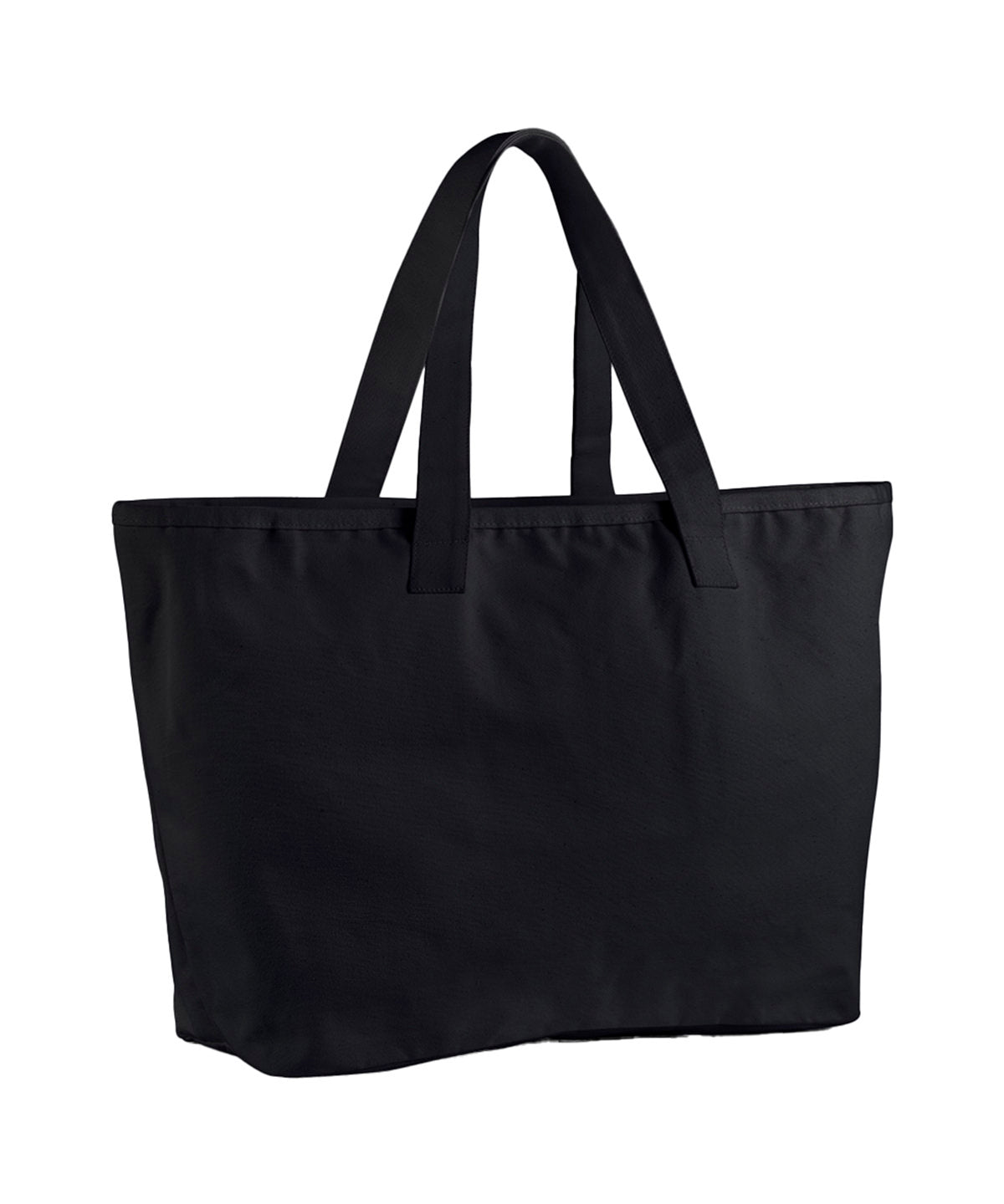 Bolso tote de lona resistente y extragrande | Negro