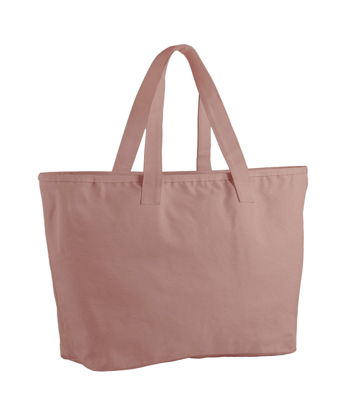 Bolso tote de lona resistente y extragrande | Rosa