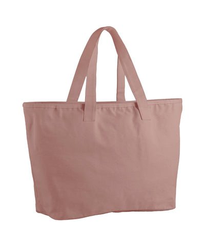 Bolso tote de lona resistente y extragrande | Rosa
