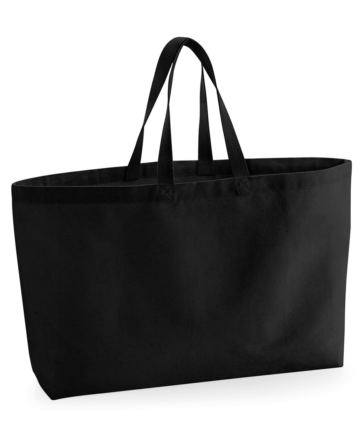 Bolso tote de lona extragrande | Negro