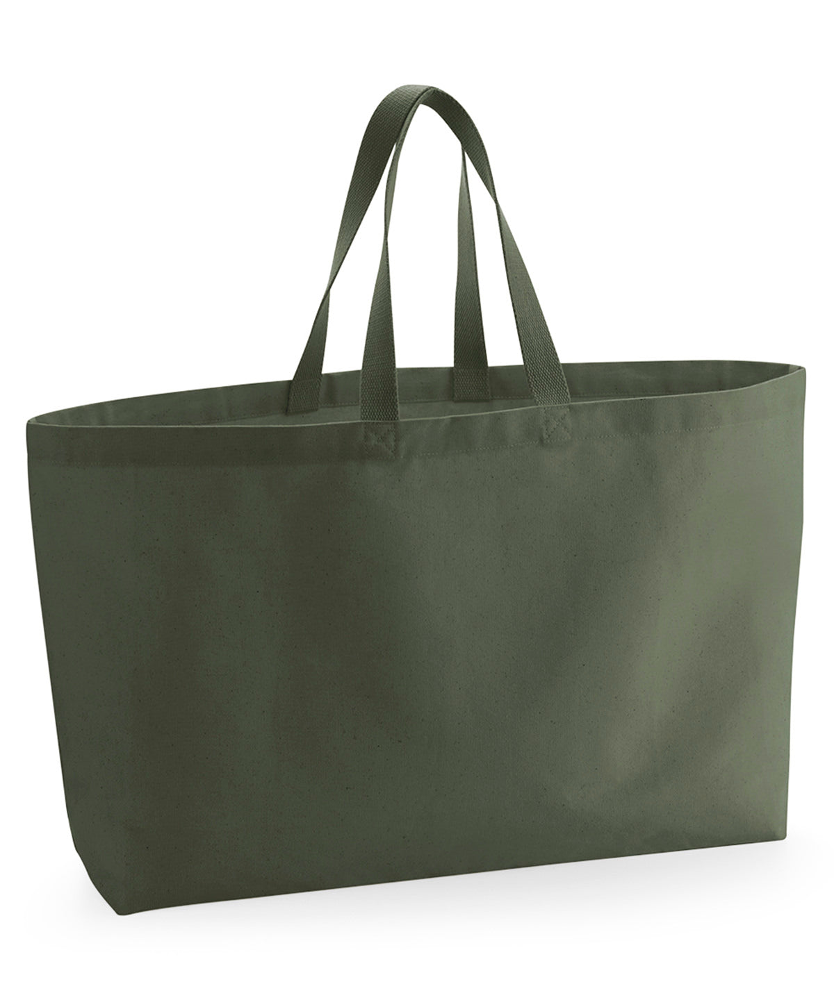 Bolso tote de lona extragrande | Verde Oliva