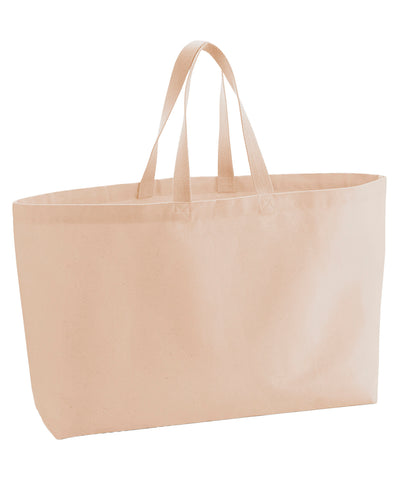 Bolso tote de lona extragrande | Melocotón