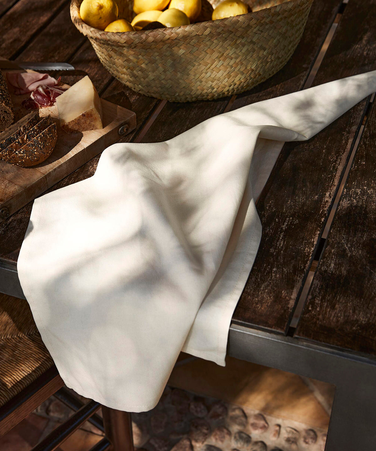 Paño de cocina de algodón orgánico | Blanco