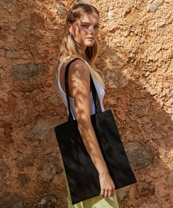 Bolso de algodón reciclado | Negro