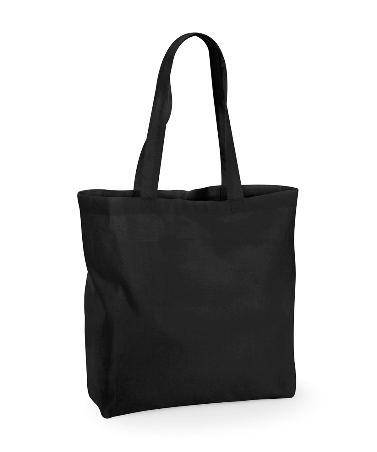 Bolso maxi de algodón reciclado | Negro