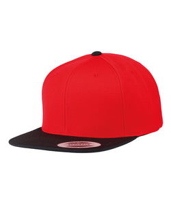 Gorra snapback Varsity (6089MT) | Negro/Rojo
