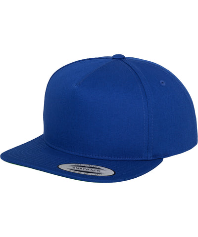 Gorra snapback classique de 5 panneaux (6007) | Bleu Réel