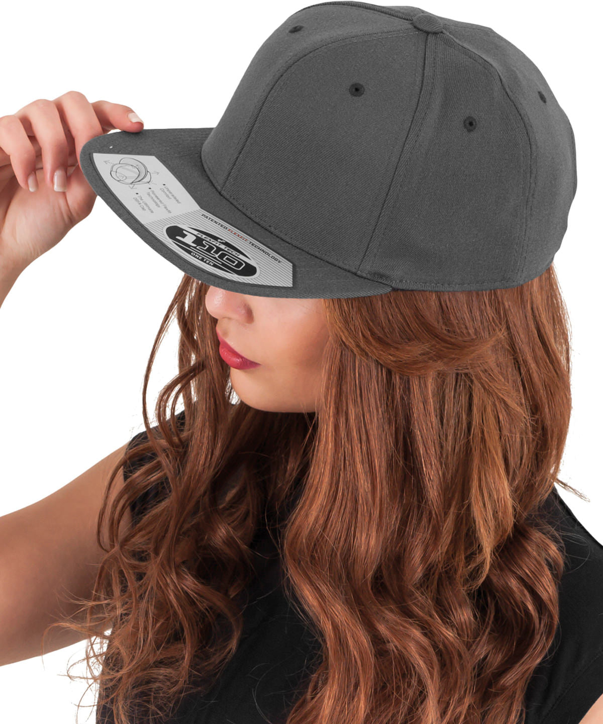 Gorra ajustada con cierre snapback 110 | Gris