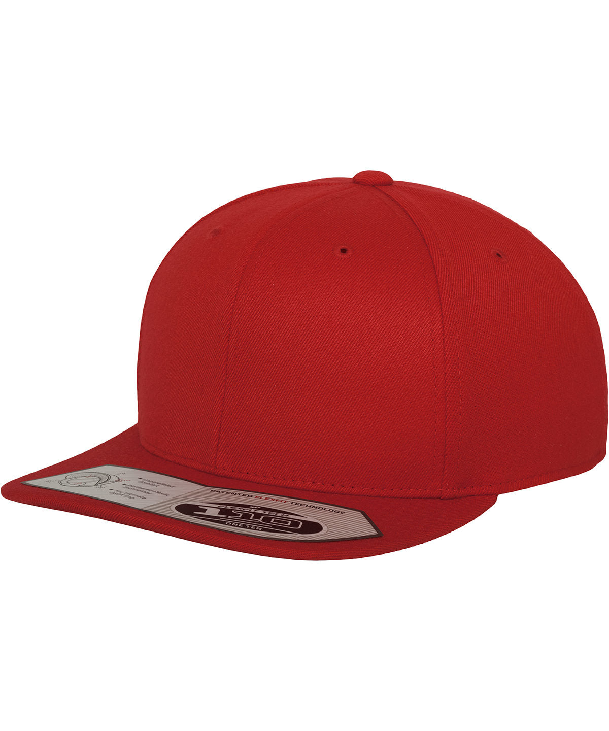 Fitted Cap mit Snapback-Verschluss 110 | Rot